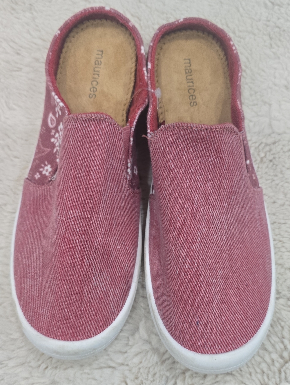 maurices Slip-On Sneakers in Dusty Rose